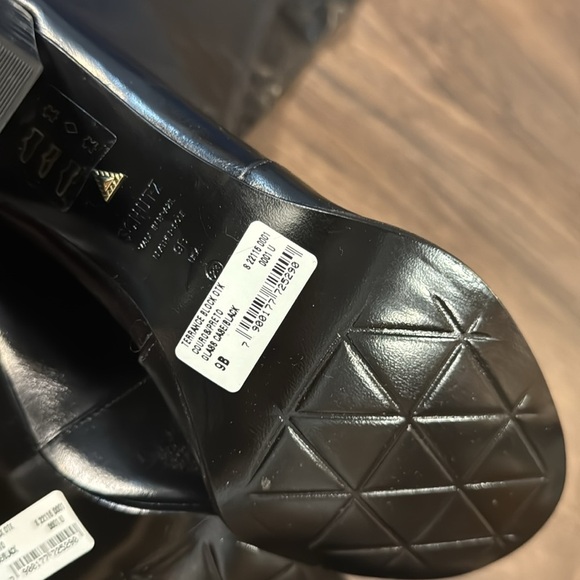 NWT! Schutz Terrance Over-The-Knee Block Boots in Black Size 9B - Picture 7 of 8